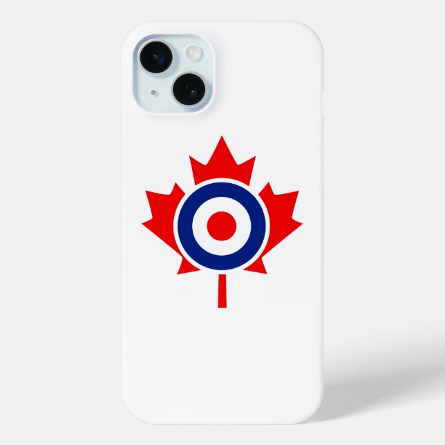 Canadian Maple Leaf Roundel Graphic Case-Mate iPhone Case (Back)