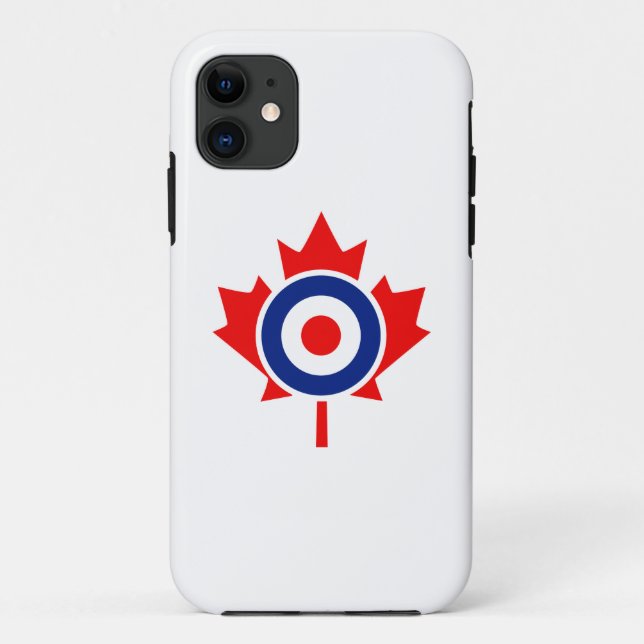 Canadian Maple Leaf Roundel Mod CANADA Case-Mate iPhone Case (Back)