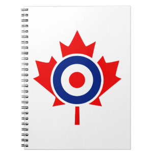 Canadian Maple Leaf Roundel Mod CANADA Notebook