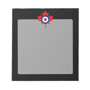 Canadian Maple Leaf Roundel Mod CANADA Notepad