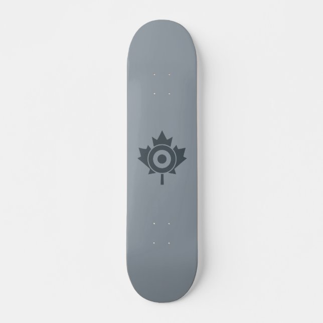 Canadian Maple Leaf Roundel Mod CANADA Skateboard (Front)