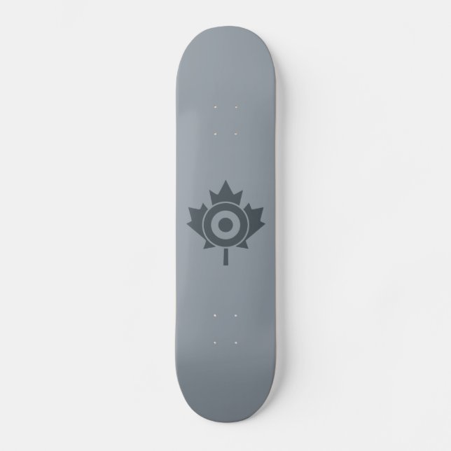 Canadian Maple Leaf Roundel Mod CANADA Skateboard (Front)