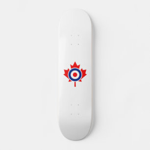 Canadian Maple Leaf Roundel Mod CANADA Skateboard