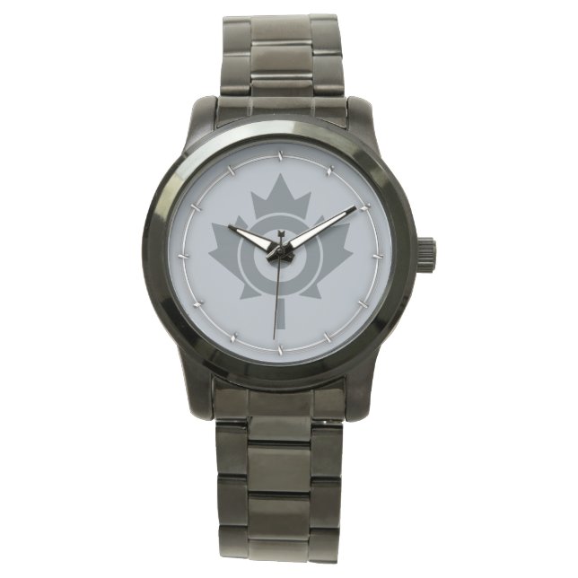 Canadian Maple Leaf Roundel Mod CANADA Watch (Front)
