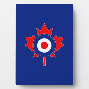 Canadian Maple Leaf Roundel Mod Plaque