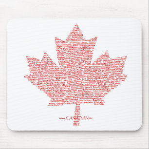Canadian Maple Leaf Style Mouse Mat