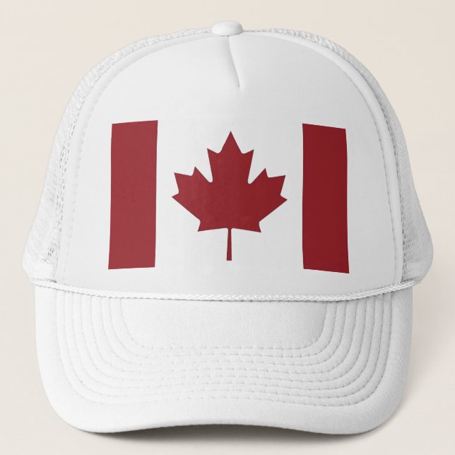 Canadian Maple Leaf  Trucker Hat (Front)