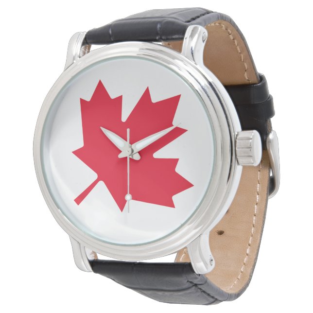 Canadian Maple Leaf Watch (Angled)