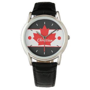 Canadian Maple Leaf (Your Name) Watch