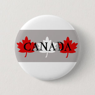Canadian Maple Leafs 6 Cm Round Badge