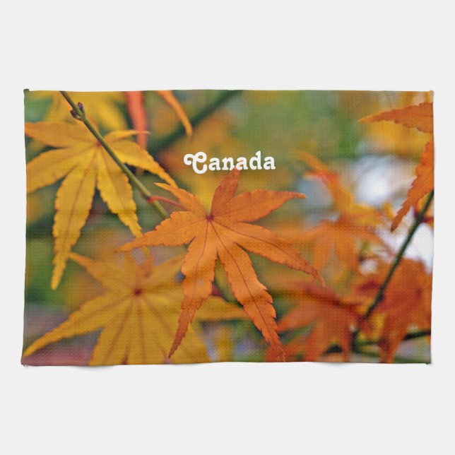 Canadian Maple Tea Towel (Horizontal)