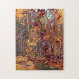 Canadian Maple Tree Painting by Tom Thomson Jigsaw Puzzle