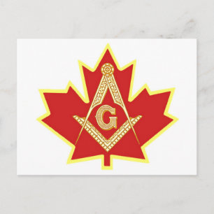CANADIAN MASON POSTCARD