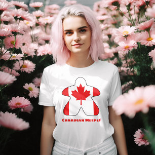 Canadian Meeple Womens Shirt