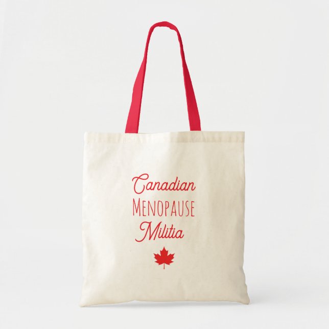 Canadian Menopause Militia Tote (Front)