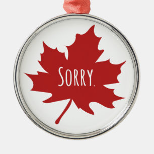 Canadian Metal Tree Decoration
