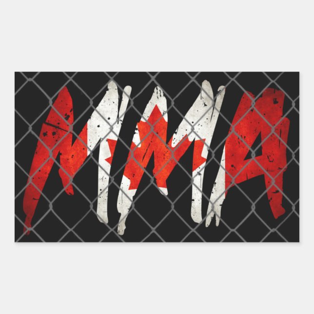 Canadian MMA Sticker (Front)
