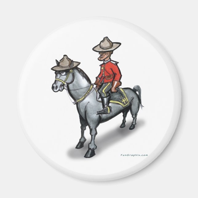 Canadian Mounty Magnet (Front)