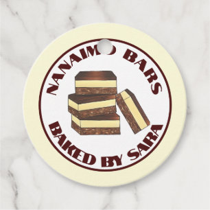 Canadian Nanaimo Bars Bakery Homemade Baked By Favour Tags