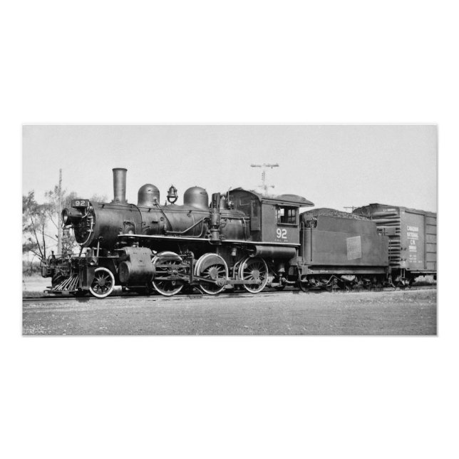 Canadian National Locomotive Engine 92 Port Dover Photo Print (Front)