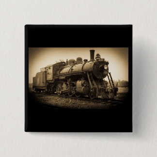 Canadian National Railroad Engine 2128 15 Cm Square Badge