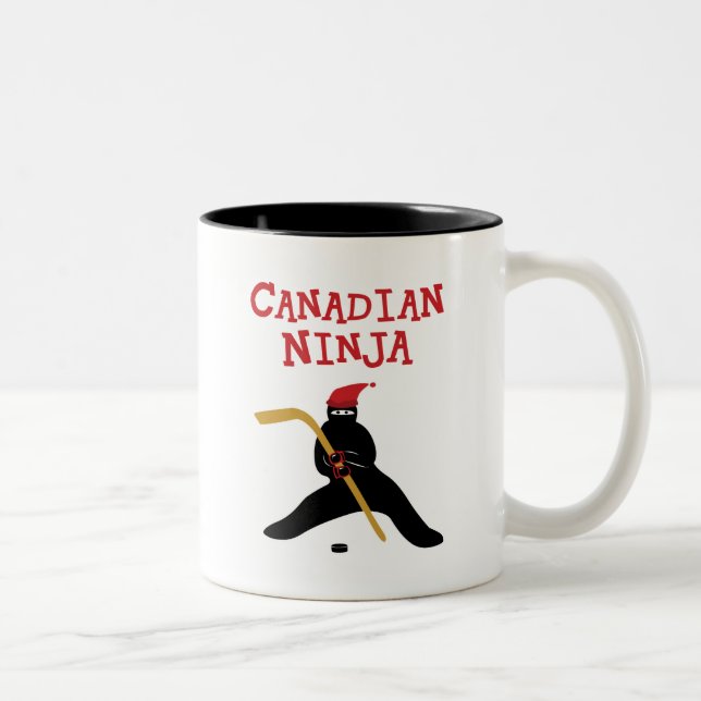 Canadian Ninja Two-Tone Coffee Mug (Right)