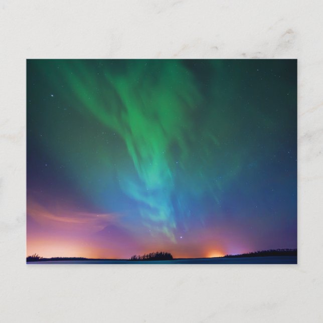 Canadian Northern Lights Postcard (Front)