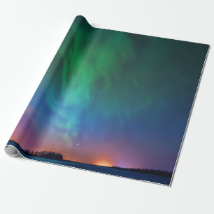 Canadian Northern Lights Wrapping Paper