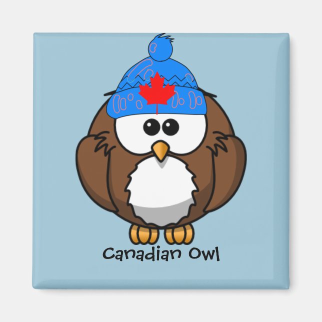 Canadian Owl Magnet (Front)