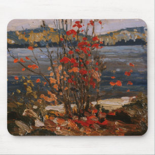 Canadian Painting-Lake and Red Tree by Tom Thomson Mouse Mat