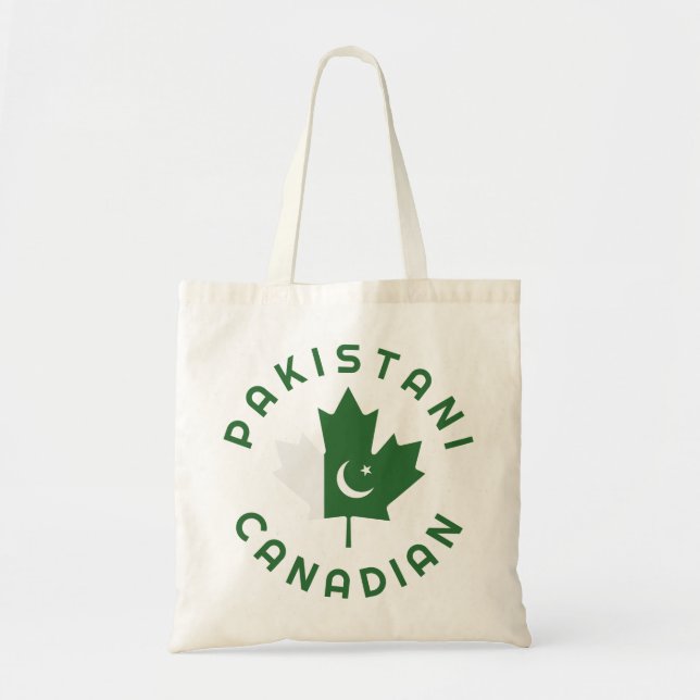 Canadian Pakistani  Roots Tote Bag (Front)