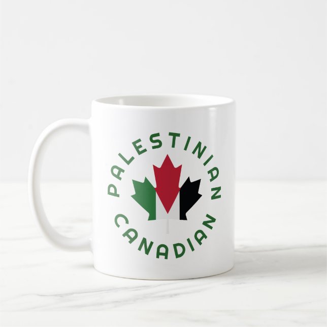 Canadian Palestinian   Roots Coffee Mug (Left)