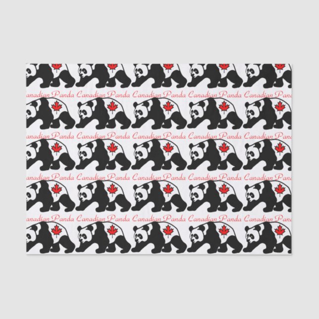 Canadian Panda Tissue Paper (Front)