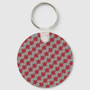 Canadian Pattern Key Ring