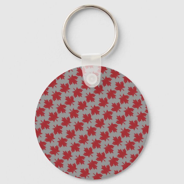 Canadian Pattern Key Ring (Front)