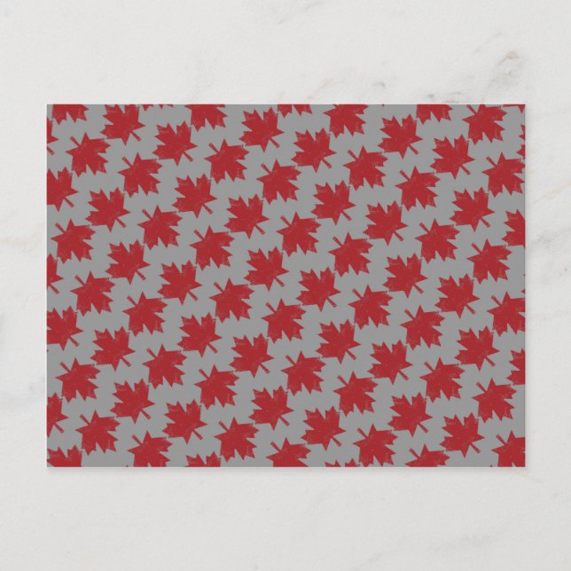 Canadian Pattern Postcard (Front)