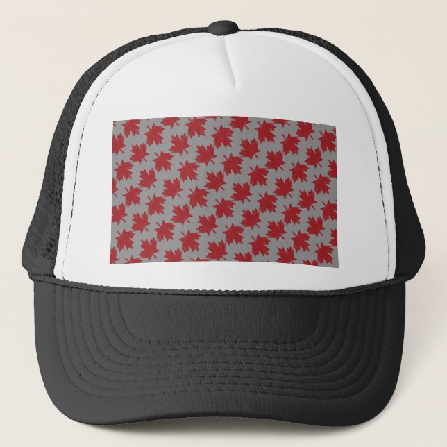Canadian Pattern Trucker Hat (Front)