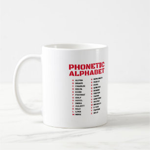 Canadian Phonetic Alphabet Coffee Mug