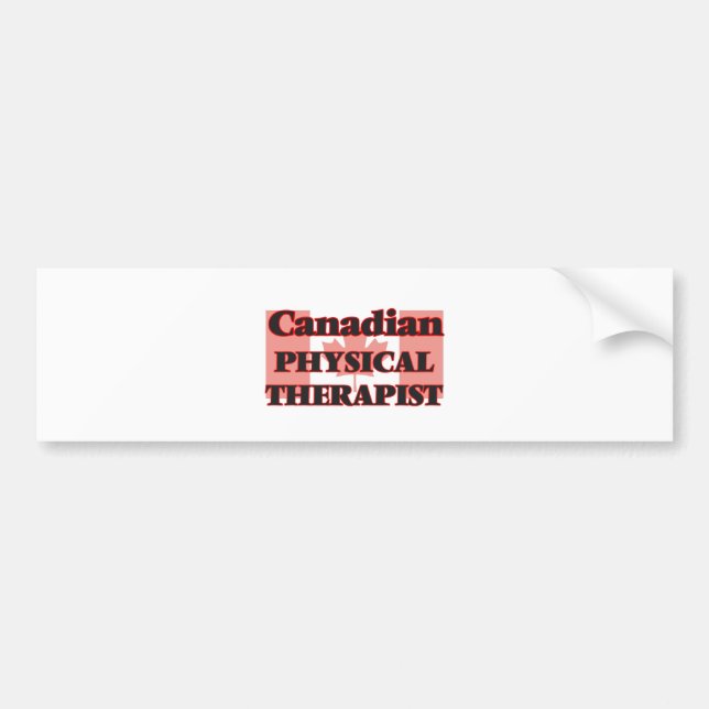 Canadian Physical Therapist Bumper Sticker (Front)