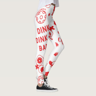 Canadian Pickleballs (XL tile size) Leggings