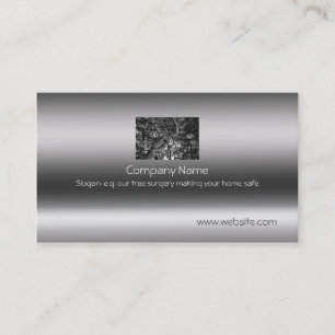 Canadian Pine, Fine Art on metallic-effect Business Card