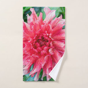 Canadian Pink Dahlia Art Print Hand Towel