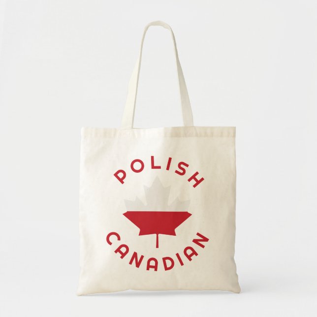 Canadian Polish   Roots Tote Bag (Front)