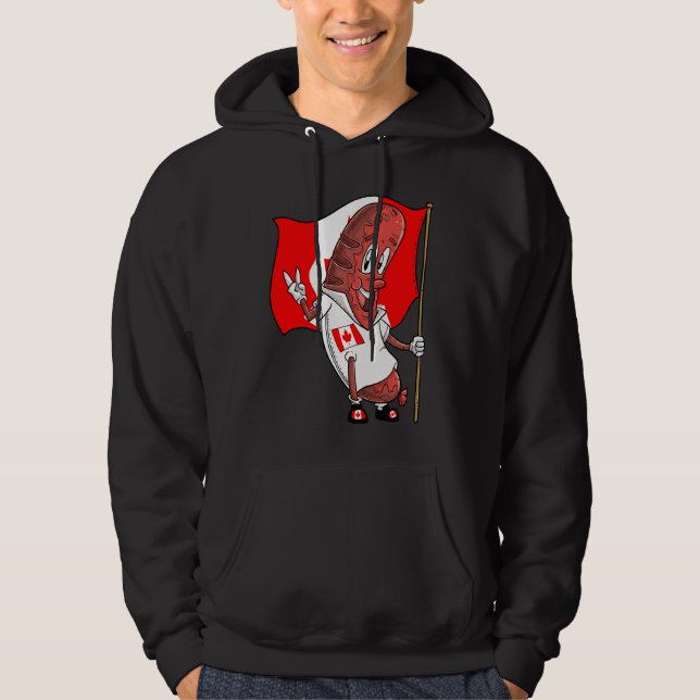 Canadian pork roast sausage hoodie (Front)