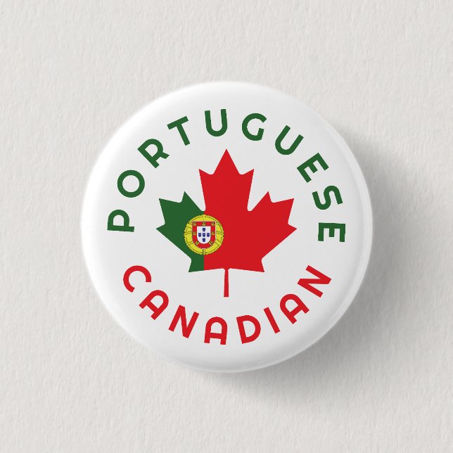 Canadian Portuguese   Roots  3 Cm Round Badge (Front)