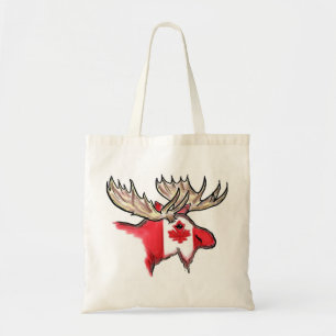 Canadian pride Canada elk flag reusable bag