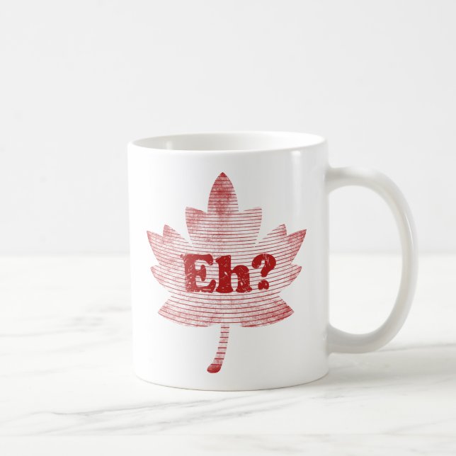 Canadian Pride Maple Leaf Coffee Mug (Right)