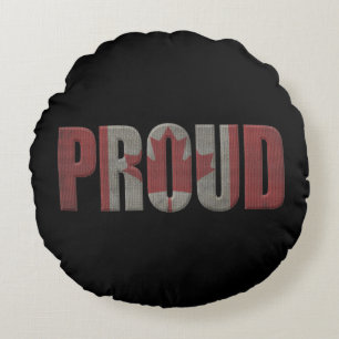 Canadian pride round cushion