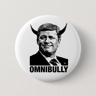 Canadian Prime Minister Stephen Harper - Omnibully 6 Cm Round Badge