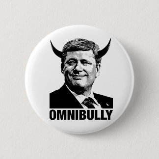 Canadian Prime Minister Stephen Harper - Omnibully 6 Cm Round Badge